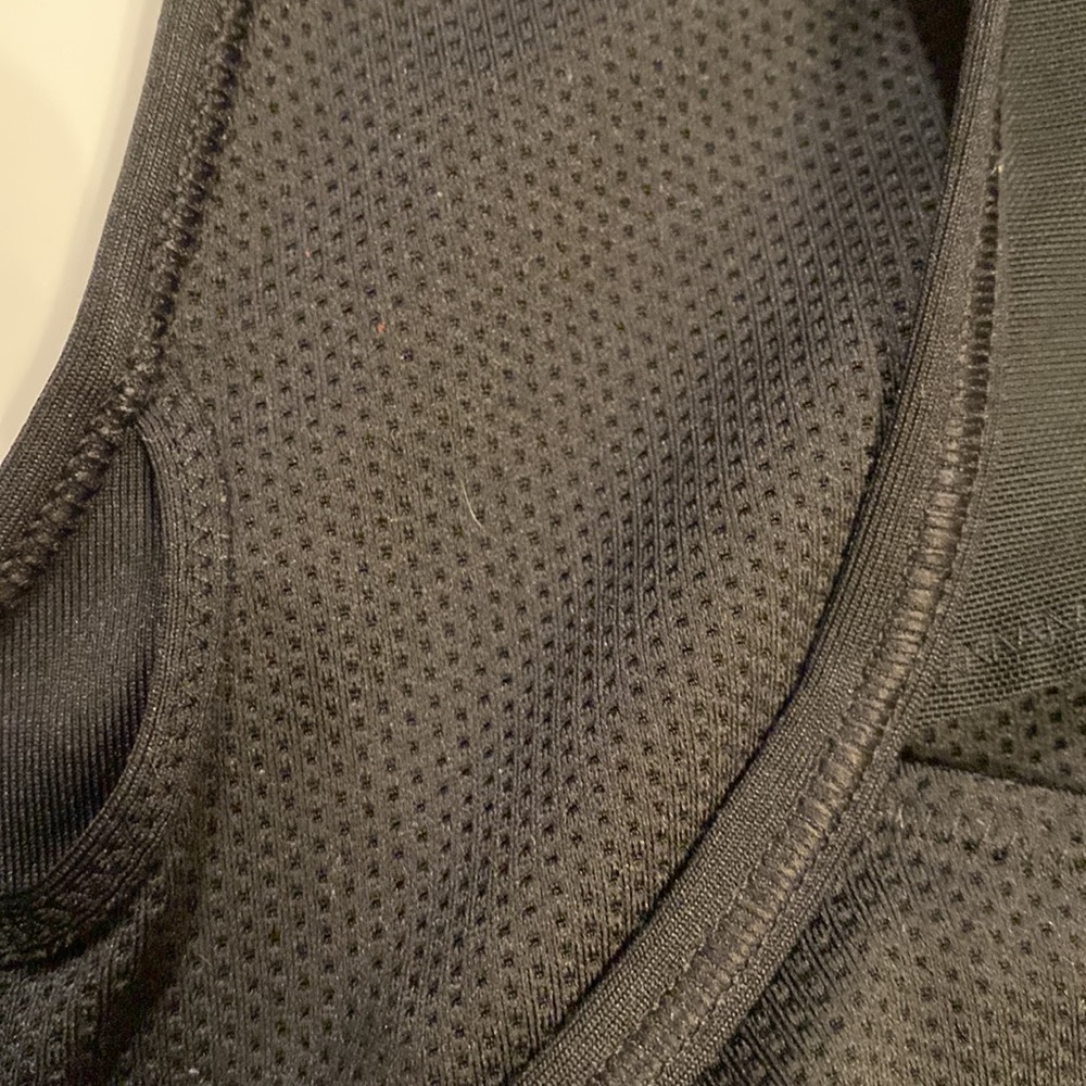XS Nike mesh back Dri-Fit sports bra “Nike” signature logo white swoosh XSmall - Picture 9 of 11